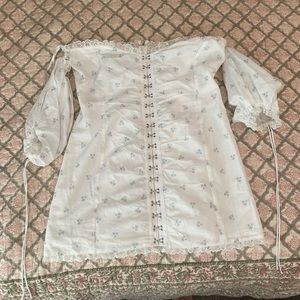 For Love and Lemons dress — sleeves not included